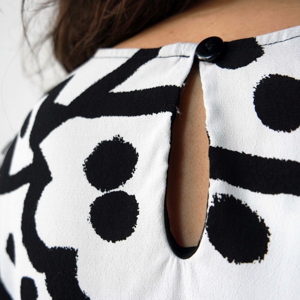 Domino Print Blouse Domino Print Blouse