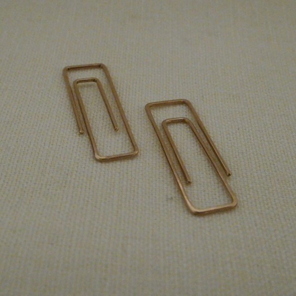 Aoko Su Paper Clip Hoops Aoko Su Paper Clip Hoops