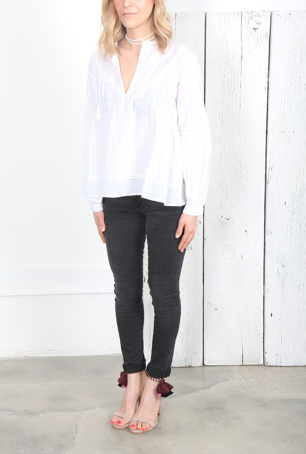 ULLA JOHNSON MARBELLA BLOUSE ULLA JOHNSON MARBELLA BLOUSE