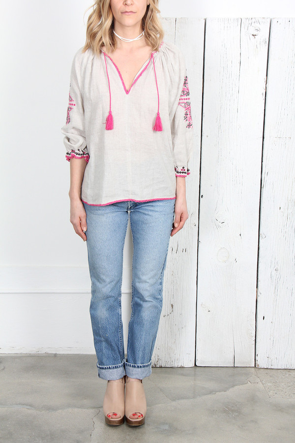 ULLA JOHNSON ADA BLOUSE ULLA JOHNSON ADA BLOUSE