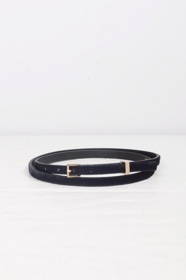Maison Kitsune Calf Hair Belt Maison Kitsune Calf Hair Belt
