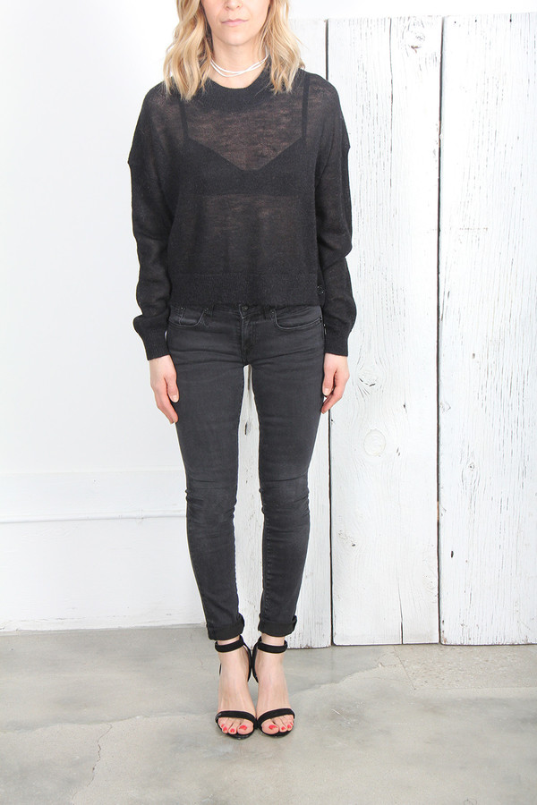 Acne Studios RYSSA SIDE BUTTON SWEATER Acne Studios RYSSA SIDE BUTTON SWEATER
