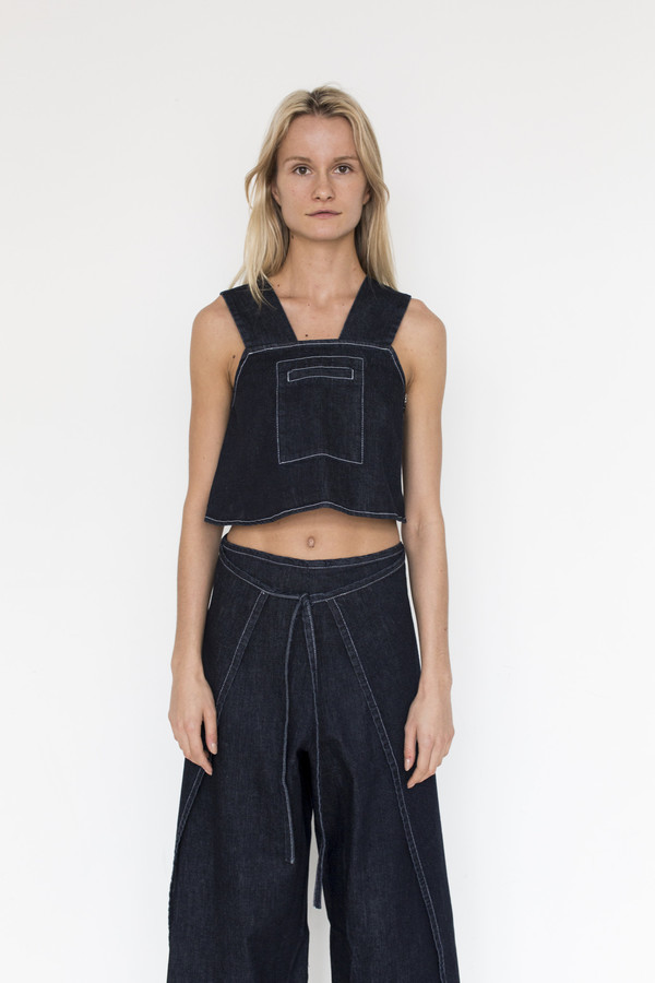 Shaina Mote Denim Thayer Top Shaina Mote Denim Thayer Top