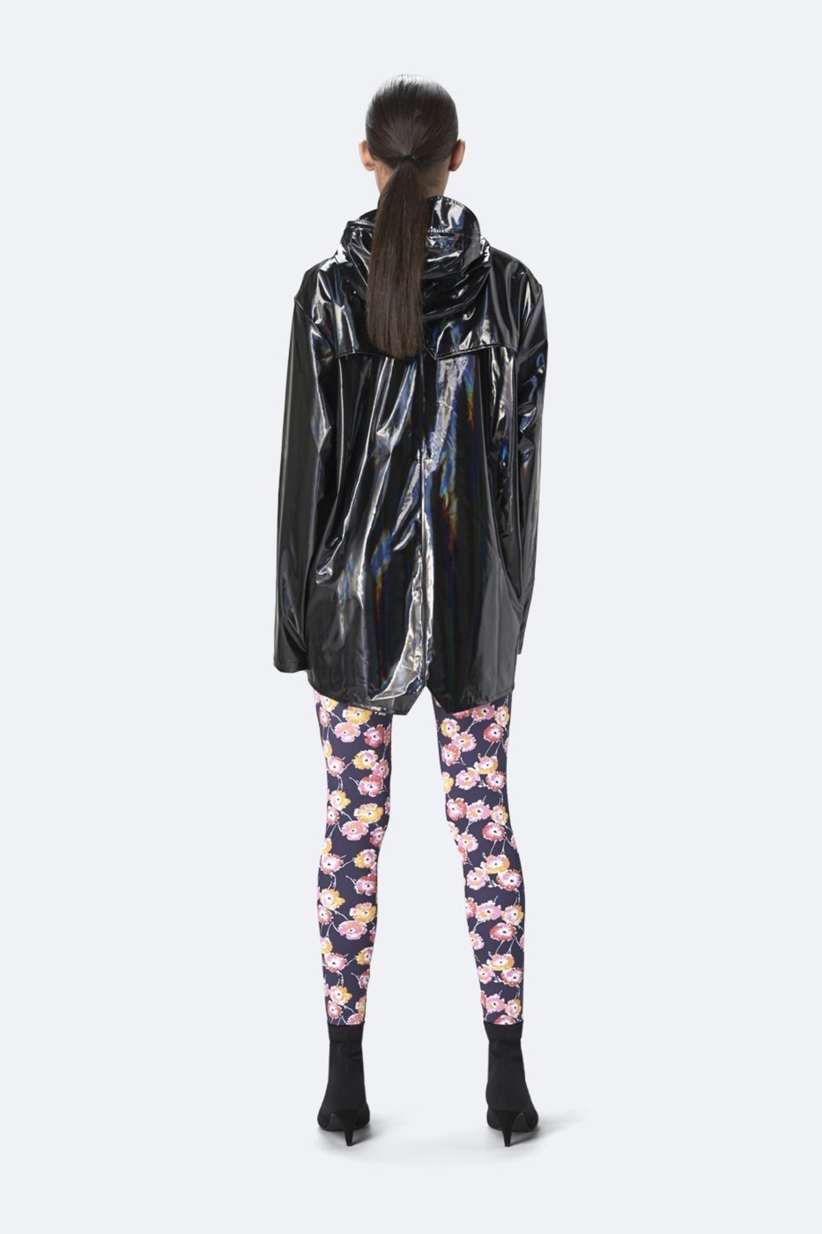 Rains Holographic Jacket - Black 