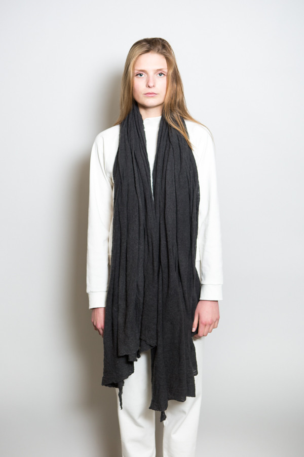 Wool Cloud Scarf / Charcoal Wool Cloud Scarf / Charcoal