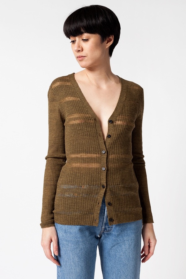 Creatures of Comfort V-Neck Cardigan - duck Creatures of Comfort V-Neck Cardigan - duck