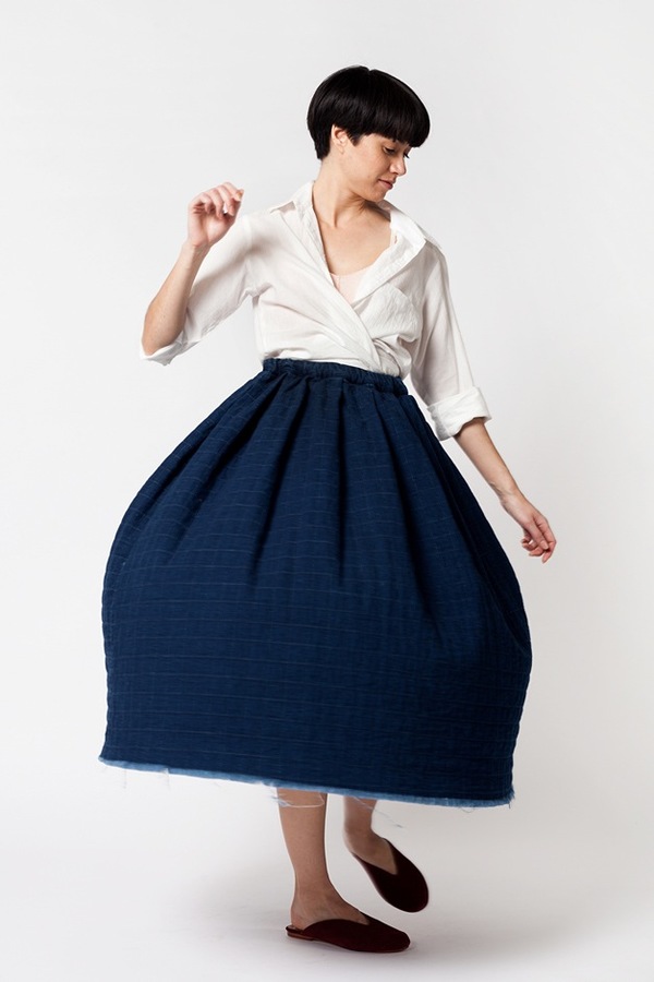 Creatures of Comfort Chantal Skirt - denim Creatures of Comfort Chantal Skirt - denim