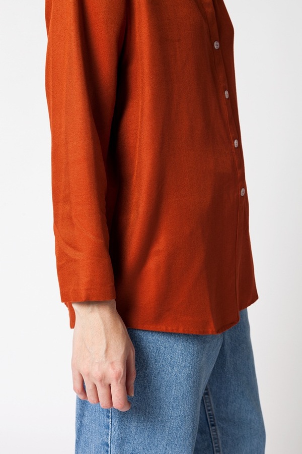 Kaarem Breeze Button Down - regale red orange Kaarem Breeze Button Down - regale red orange
