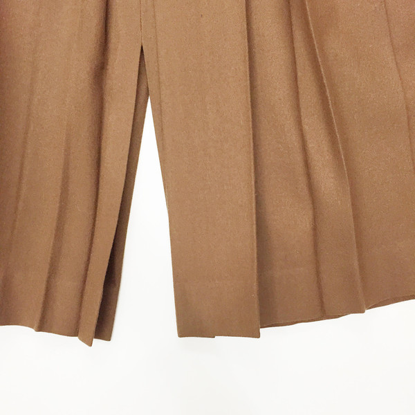 Johan Pleated Camel Skirt Johan Pleated Camel Skirt