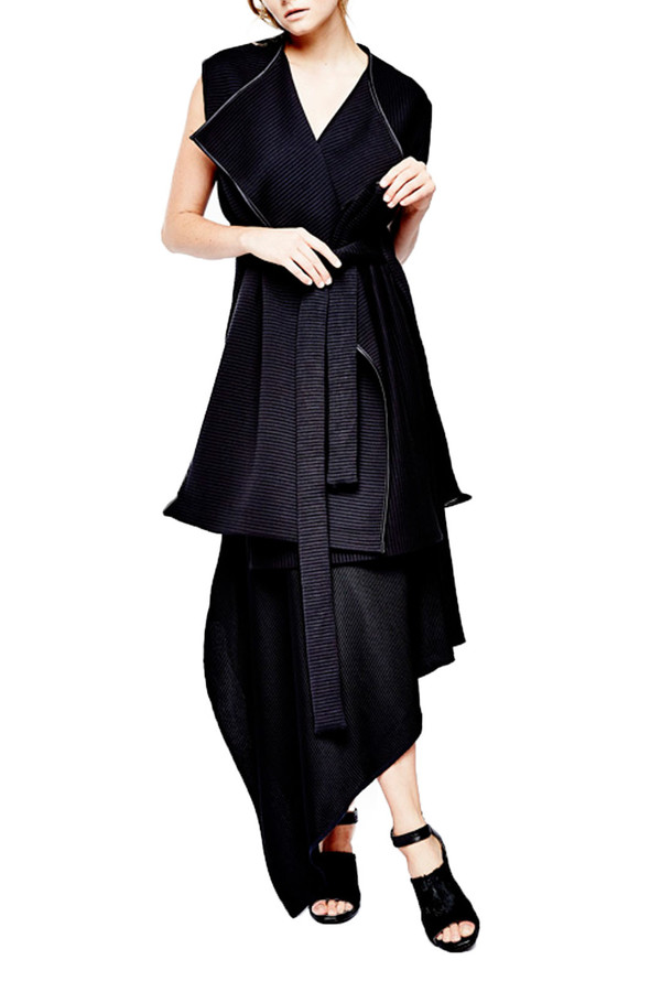 Sid Neigum Wrap Vest I Black Sid Neigum Wrap Vest I Black