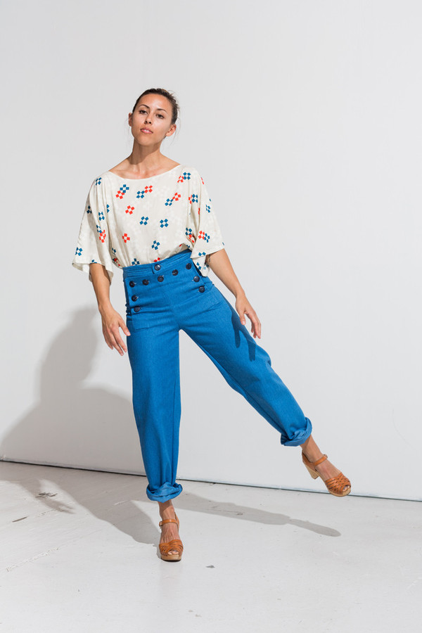 Nahanni Arntzen Daniel pants -blue denim Nahanni Arntzen Daniel pants -blue denim