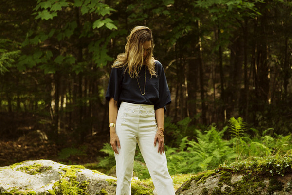 Nahanni Arntzen Pants -white denim Nahanni Arntzen Pants -white denim