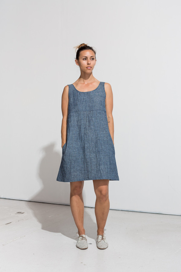 Nahanni Arntzen Franky dress- organic indigo Nahanni Arntzen Franky dress- organic indigo