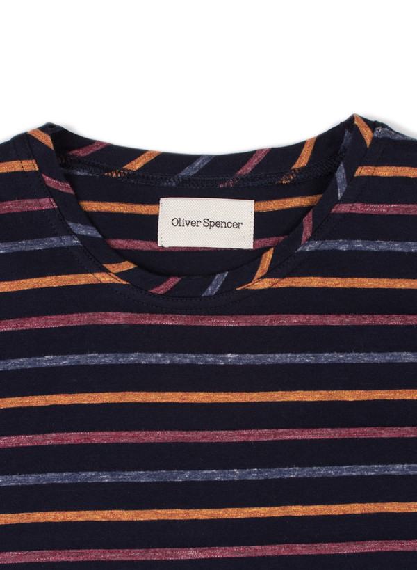 Men's Oliver Spencer Breton Tee Navy/Multi Men's Oliver Spencer Breton Tee Navy/Multi