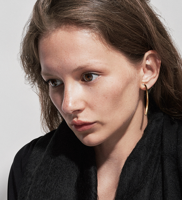 Luz Ortiz Semicircle Earring Luz Ortiz Semicircle Earring