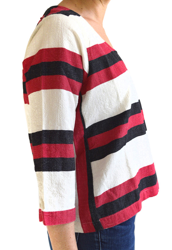 Ace & Jig Turnaround Pullover in Tribe Ace & Jig Turnaround Pullover in Tribe