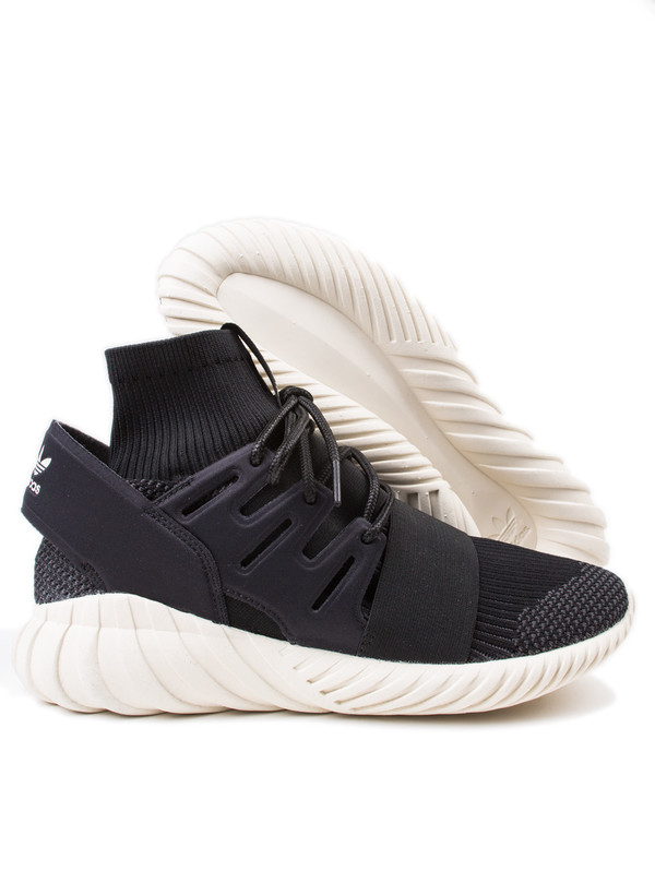 Men's Adidas Tubular Doom Primeknit Black Men's Adidas Tubular Doom Primeknit Black
