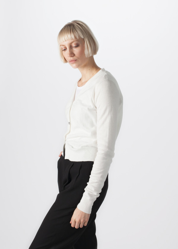 Organic by John Patrick Three Button Cardigan Organic by John Patrick Three Button Cardigan