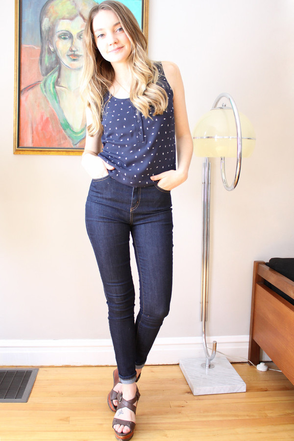 Betina Lou Lea Tank Top Navy Betina Lou Lea Tank Top Navy