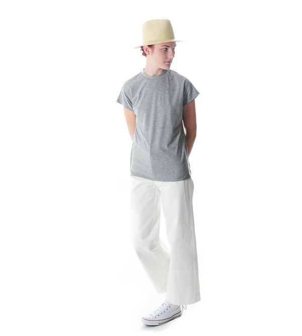 Won Hundred Grey Melange Proof T-Shirt Won Hundred Grey Melange Proof T-Shirt