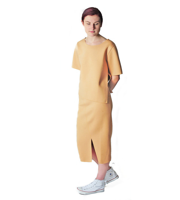 Won Hundred Tan Holly Neoprene Skirt Won Hundred Tan Holly Neoprene Skirt