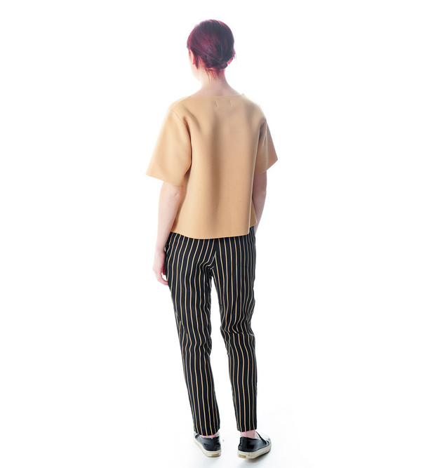 Won Hundred Tan Nea Neoprene Blouse Won Hundred Tan Nea Neoprene Blouse