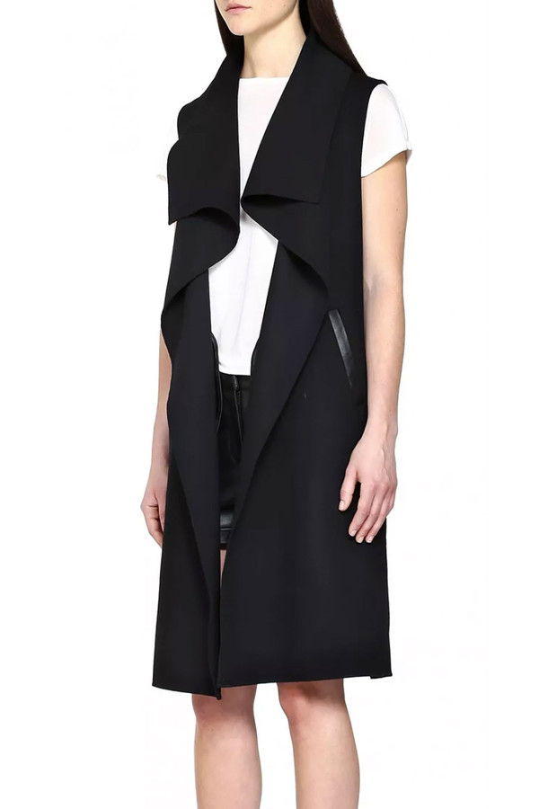 Mackage Tess Sleeveless Wool Vest I Black Mackage Tess Sleeveless Wool Vest I Black