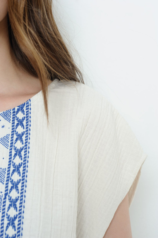 DES PETITS HAUTS ECRU JOE BLOUSE DES PETITS HAUTS ECRU JOE BLOUSE