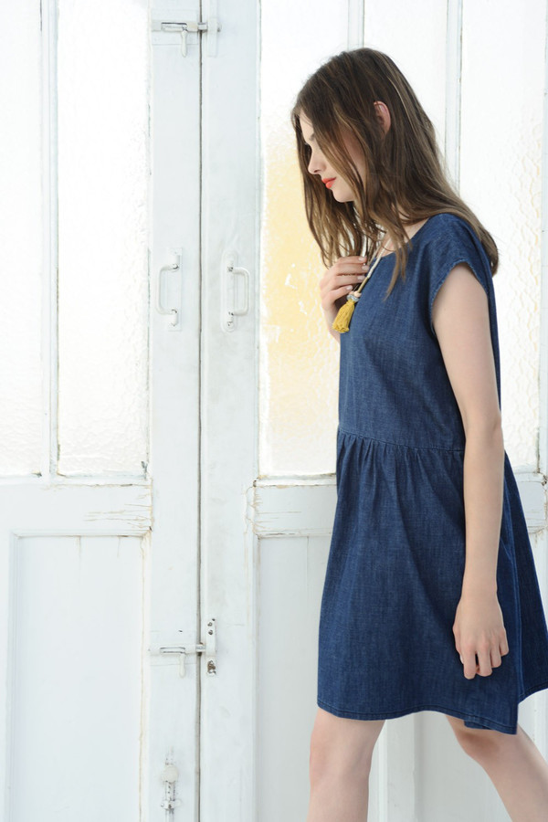 DES PETITS HAUTS OLIVE DRESS DES PETITS HAUTS OLIVE DRESS