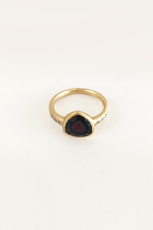 Tony Malmed The Watermelon Tourmaline Ring Tony Malmed The Watermelon Tourmaline Ring