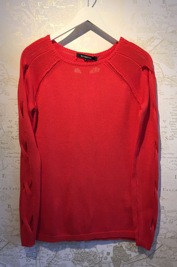 Tess GIberson Cut-out cable knit sweater Tess GIberson Cut-out cable knit sweater