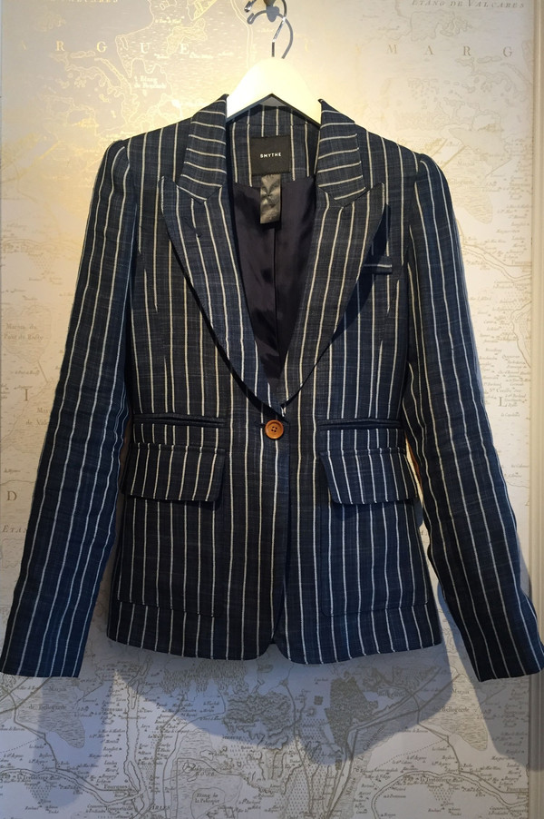 Smythe Pinstripe patch pocket blazer Smythe Pinstripe patch pocket blazer