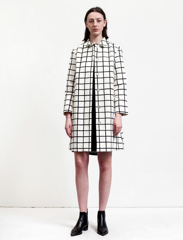 Marimekko Grid Print Coat Marimekko Grid Print Coat