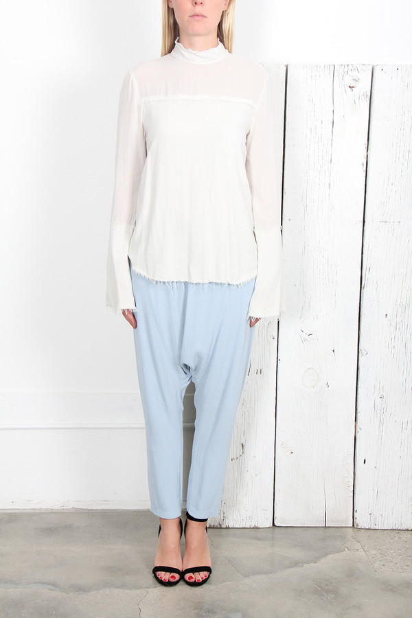 RAQUEL ALLEGRA BELL SLEEVE VINTAGE BLOUSE RAQUEL ALLEGRA BELL SLEEVE VINTAGE BLOUSE