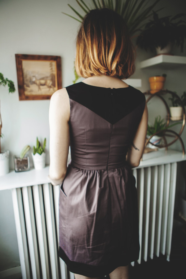 Birds of North America Parula Dress (Charcoal/Black) Birds of North America Parula Dress (Charcoal/Black)