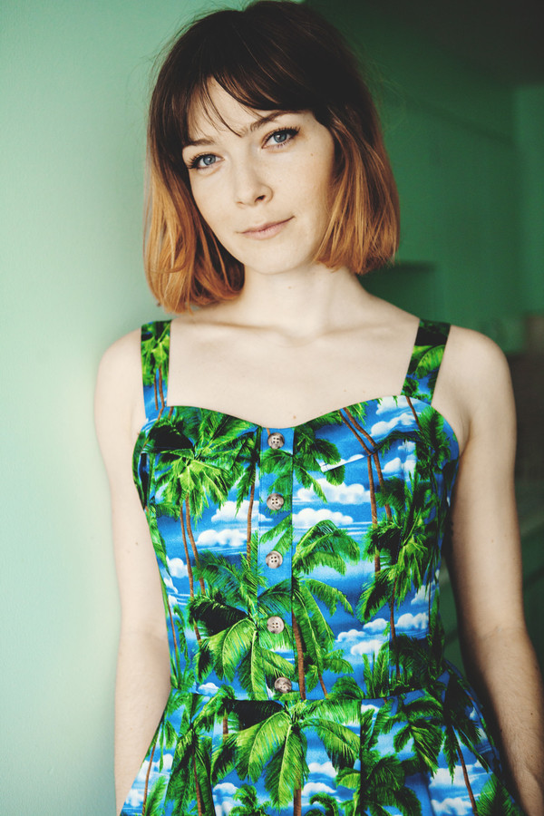 Birds of North America Sylph Dress (Palm Trees) Birds of North America Sylph Dress (Palm Trees)