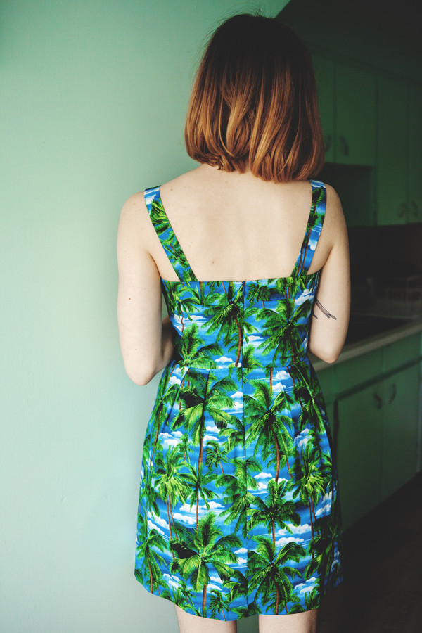Birds of North America Sylph Dress (Palm Trees) Birds of North America Sylph Dress (Palm Trees)