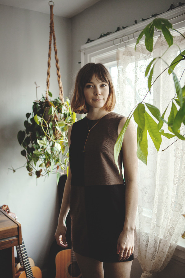 Birds of North America Vanga Dress (Black/Taupe) Birds of North America Vanga Dress (Black/Taupe)