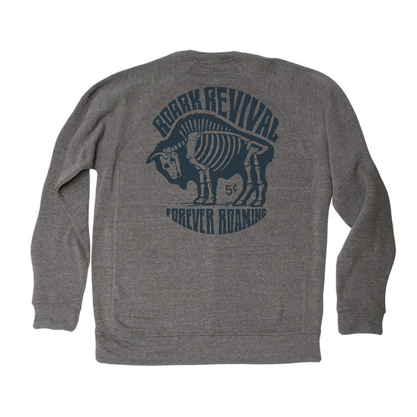 Men's Roark Revival Buffalo Hobo Nickel Crew Fleece Men's Roark Revival Buffalo Hobo Nickel Crew Fleece