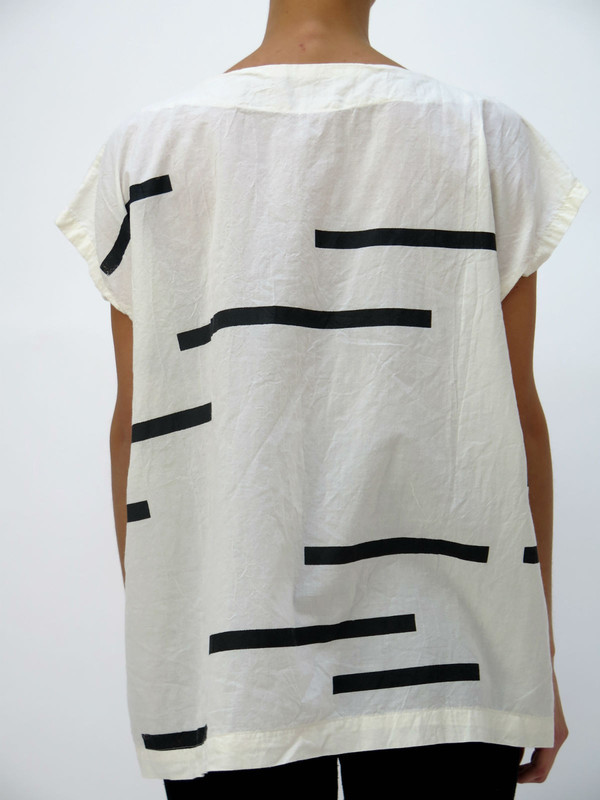 Uzi Broken Stripe Tunic Uzi Broken Stripe Tunic