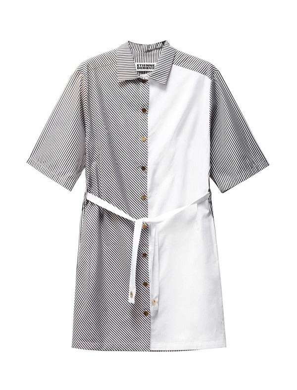 Etienne Deroeux Womens Laika Striped Shirtdress Etienne Deroeux Womens Laika Striped Shirtdress
