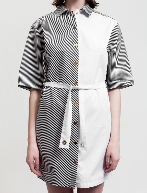 Etienne Deroeux Womens Laika Striped Shirtdress Etienne Deroeux Womens Laika Striped Shirtdress