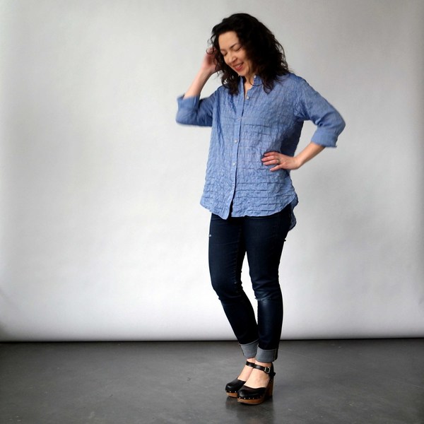 California Tailor Shirt No. 2 in Blue Blossom California Tailor Shirt No. 2 in Blue Blossom