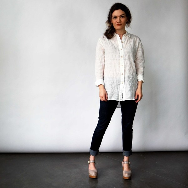 California Tailor Shirt No. 2 in Sea Cove White California Tailor Shirt No. 2 in Sea Cove White