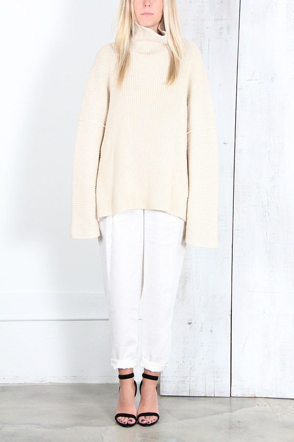 Lauren Manoogian RIB TURTLENECK Lauren Manoogian RIB TURTLENECK