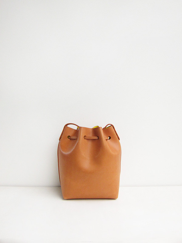 Mansur Gavriel Mini Bucket Bag, Cammello/Sun Mansur Gavriel Mini Bucket Bag, Cammello/Sun