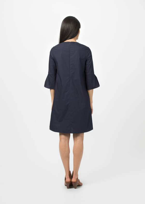 Cotton Zip-Back Dress Cotton Zip-Back Dress
