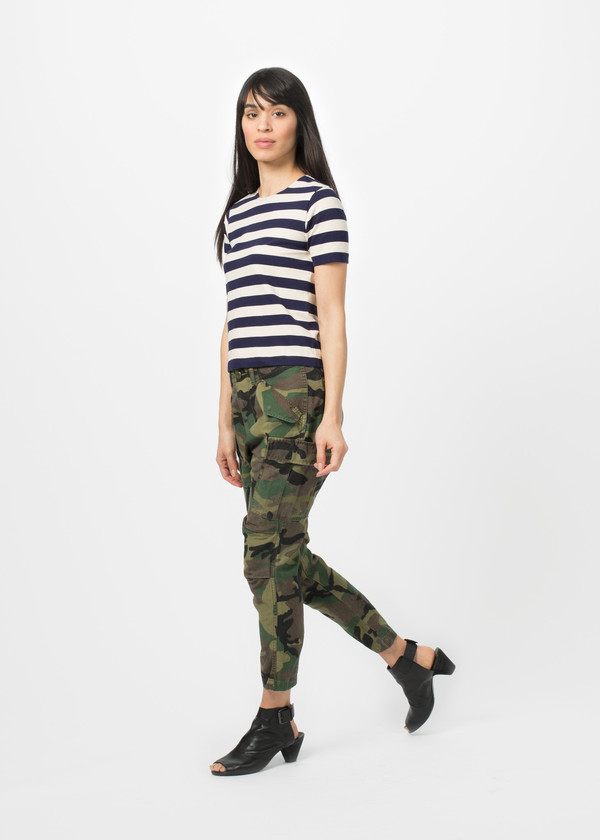 Cropped Striped T-Shirt Cropped Striped T-Shirt
