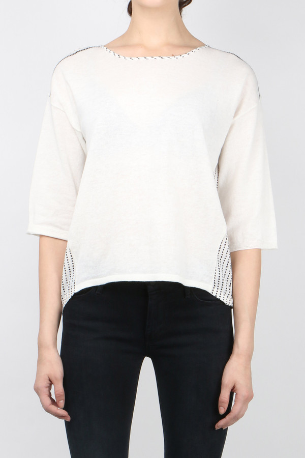 sita murt Polka Dot Combo Sweater sita murt Polka Dot Combo Sweater