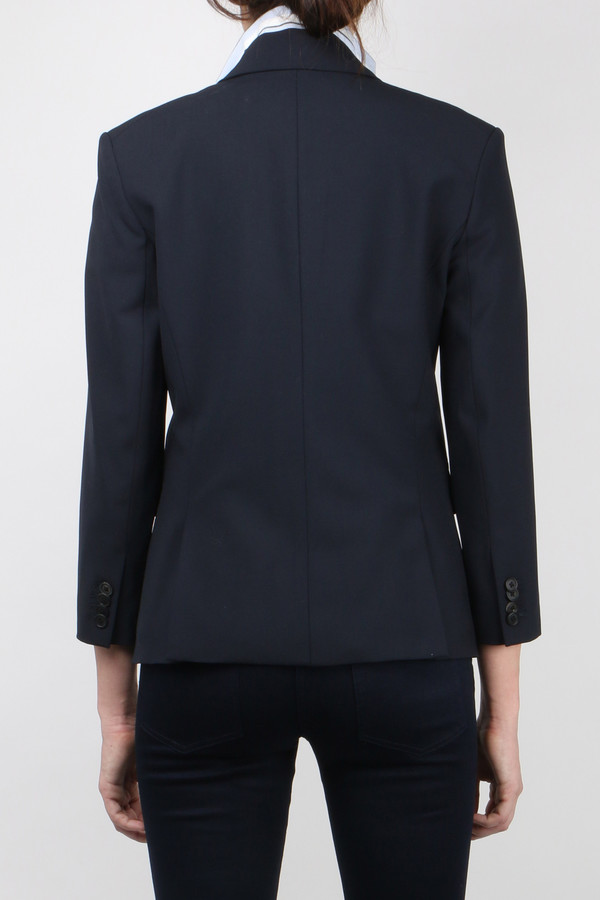 Veronica Beard Schoolboy Jacket with Mock Neck Dickey Veronica Beard Schoolboy Jacket with Mock Neck Dickey